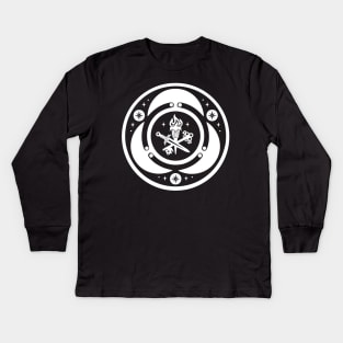 hecate symbol. greek godess sigil. strovolos hekate Kids Long Sleeve T-Shirt